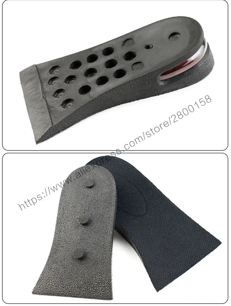 Increase 5cm New Height Increase Insole Adjustable 2-Layer Air Cushion Invisible Pads Soles Insoles Inserts For Shoes Men/Women