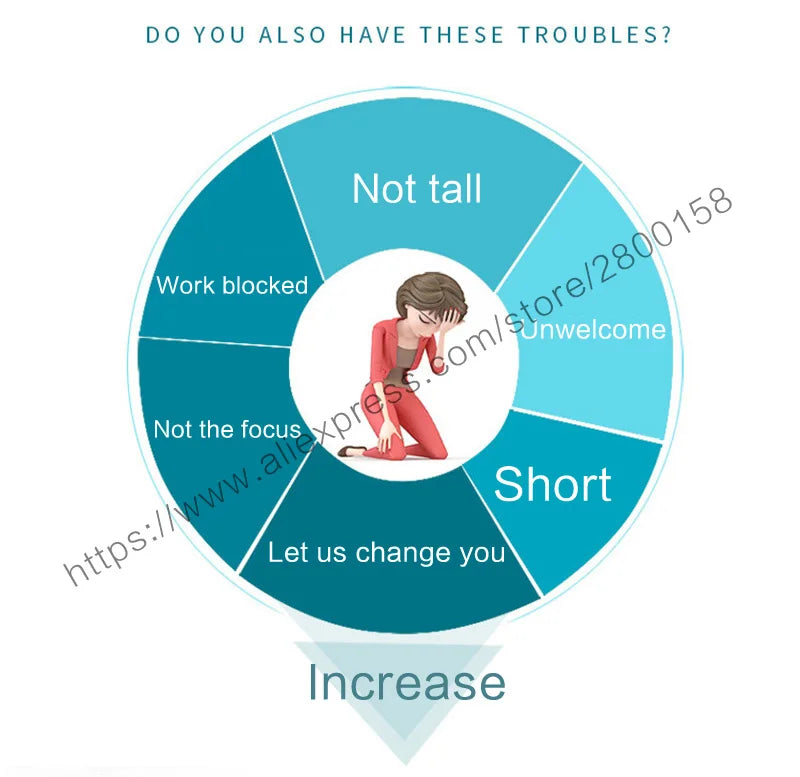 Increase 5cm New Height Increase Insole Adjustable 2-Layer Air Cushion Invisible Pads Soles Insoles Inserts For Shoes Men/Women