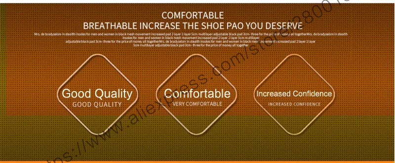 Increase 5cm New Height Increase Insole Adjustable 2-Layer Air Cushion Invisible Pads Soles Insoles Inserts For Shoes Men/Women
